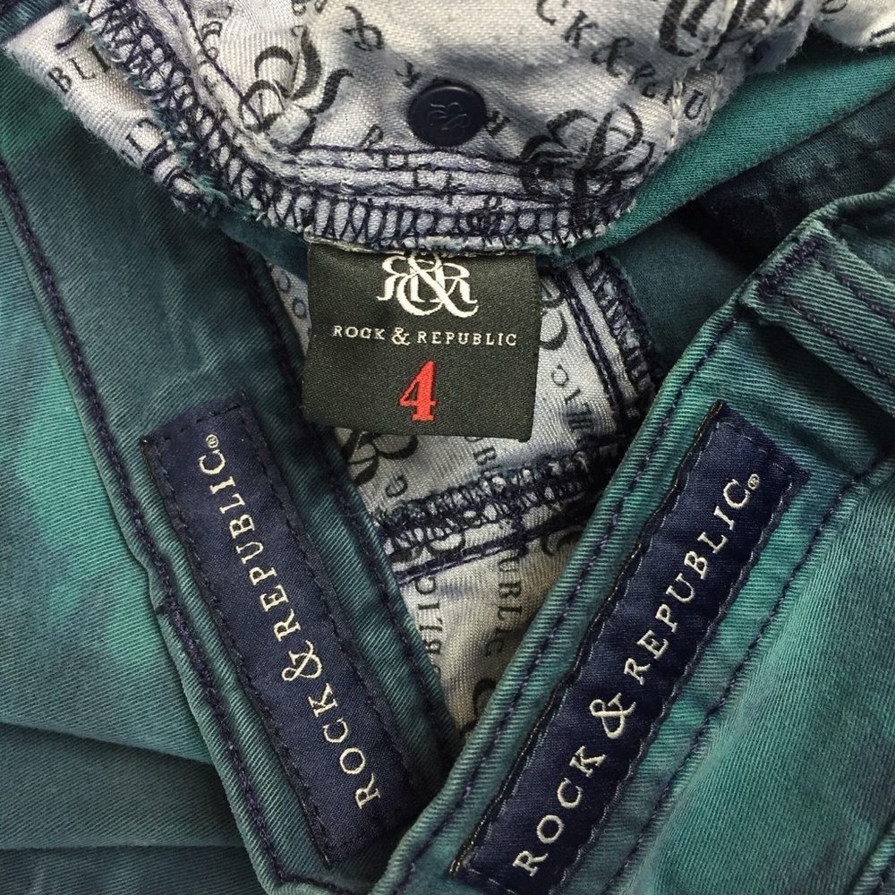 SOLD Rock Republic Berlin Skinny 4 Womens Tie Dye C332P - Picture 6 of 7